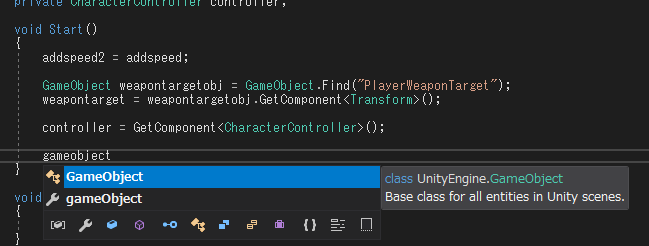 C Visual Studio 2017で Unityで作成したスクリプトを弄る時に多くの予測変換が出なくなる Teratail