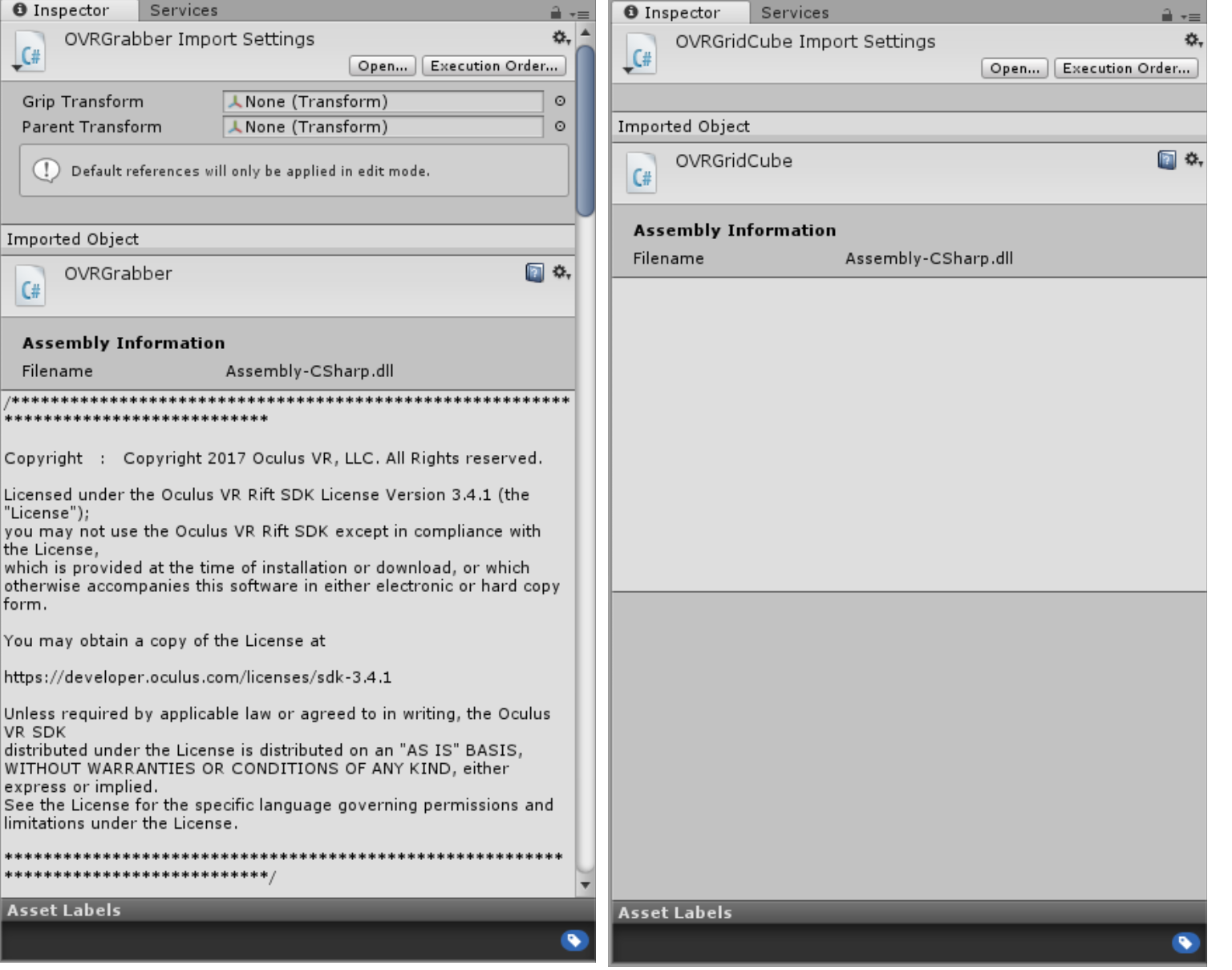 Unity Unity スクリプトをコメントアウトしたら中身が確認できなくなった Teratail